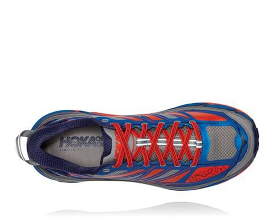 Hoka One One Trailove Tenisky Panske Modre - Mafate Speed 2 - 48725-MKGS